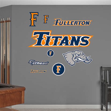 Cal State Fullerton Titans Logo Wall Decal | Shop Fathead® for Cal ...