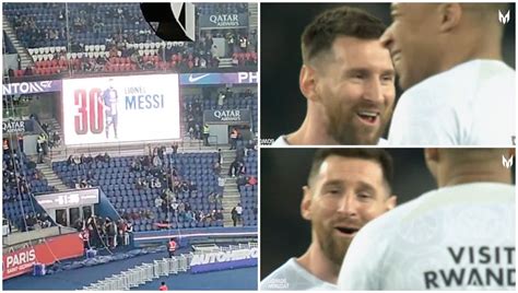 Lionel Messi: Argentine's reaction to Kylian Mbappe when booed by PSG ...