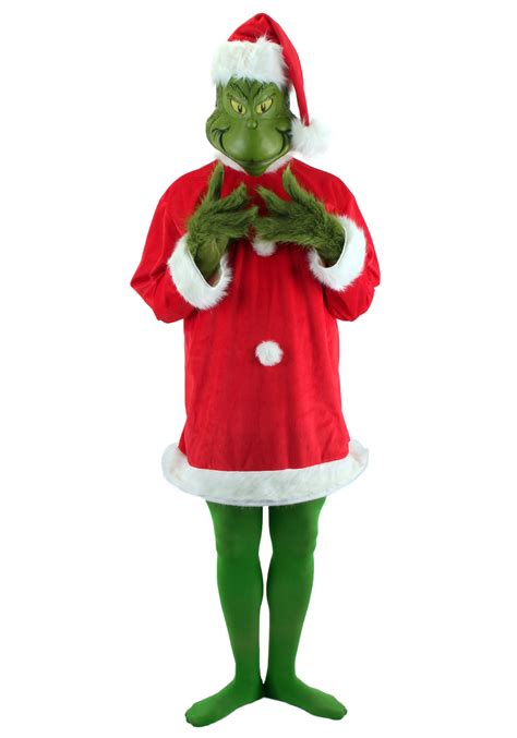 Deluxe Grinch Costume - Dr Suess Costumes