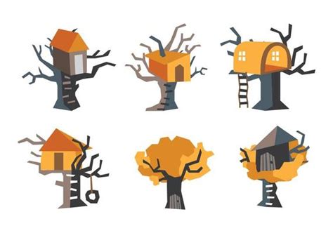 Treehouse Vector Art, Icons, and Graphics for Free Download