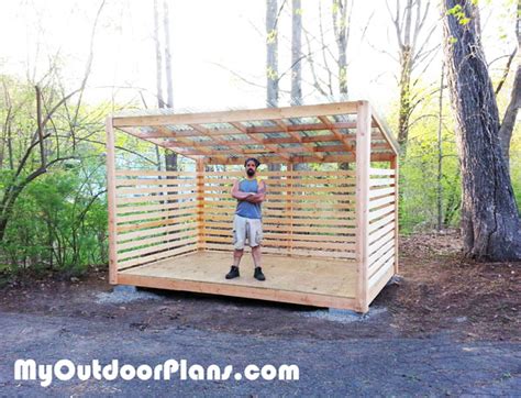 8x12 Wood Storage Shed | MyOutdoorPlans | Free Woodworking Plans and ...