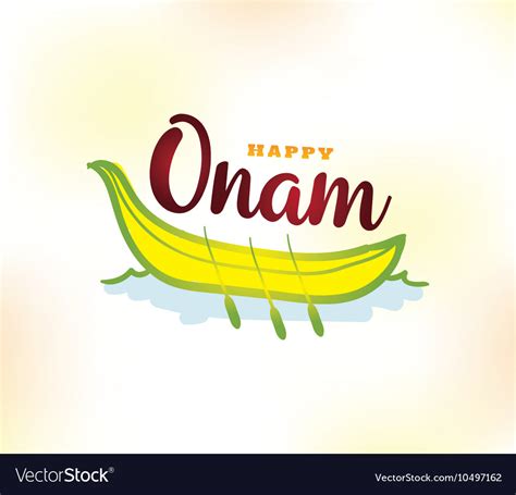 Happy onam festival Royalty Free Vector Image - VectorStock