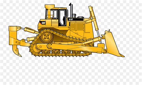 Cartoon Bulldozer Drawing - Cartoon Bulldozer. Vector Illustration Of ...