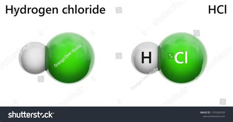 Hydrochloric Acid Molecular Formula Hcl Clh Stock Illustration 1103265539 | Shutterstock