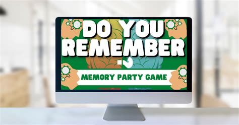 Memory Game – Do You Remember - It's Game Night