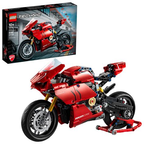 Buy LEGO Technic Ducati Panigale V4 R Motorcycle 42107, Collectible Superbike Display Model ...