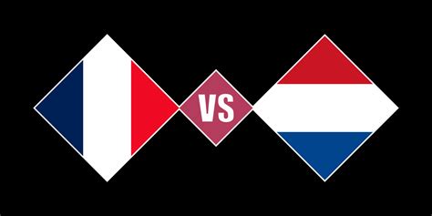 France vs Netherlands flag concept. Vector illustration. 14888692 ...