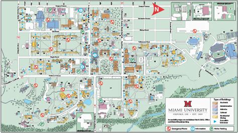 Miami Of Ohio Campus Map | secretmuseum