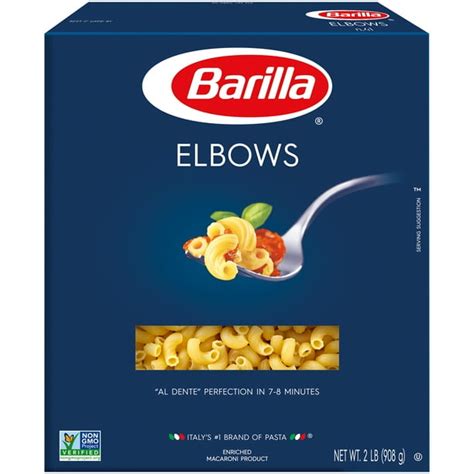 Barilla Classic Blue Box Elbows Pasta, 32 oz - Walmart.com - Walmart.com