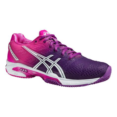 Asics Womens GEL-Solution Speed 2 Clay Court Tennis Shoes - Purple - Tennisnuts.com