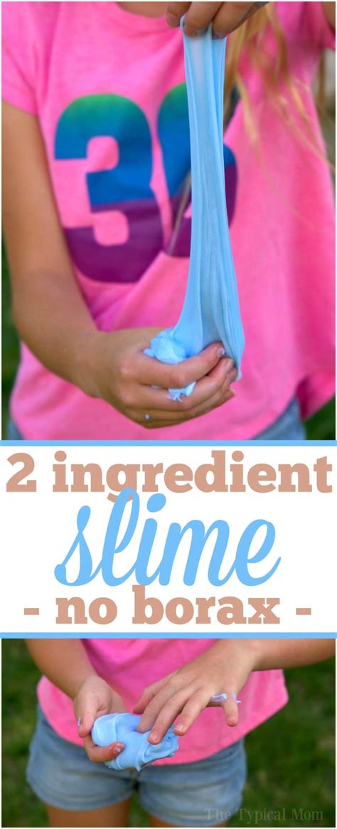 How to Make 2 Ingredient Laundry Detergent Slime · The Typical Mom