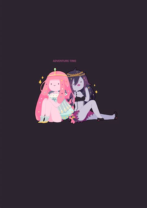 Adventure Time Princess Bubblegum And Marceline Wallpaper