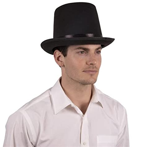 Kangaroo Black Top Hat Lincoln - Stovepipe Hat perfect for Ringmaster ...