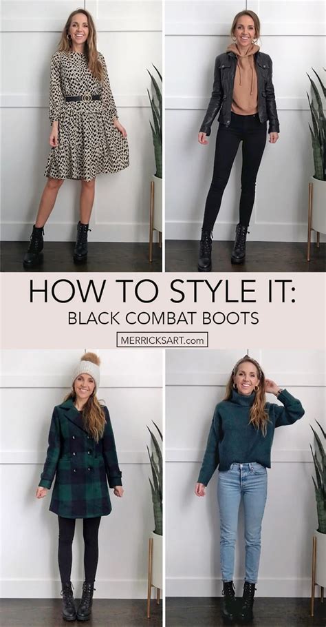 Combat Boots Outfits: 4 Ways to Style Combat Boots | Merrick's Art ...