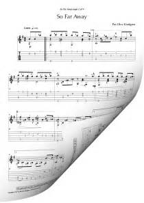 So Far Away (Sheet Music + TAB) – PER-OLOV KINDGREN MUSIC ONLINE