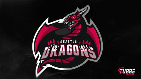 'Seattle Dragons Concept' Logo :: Behance