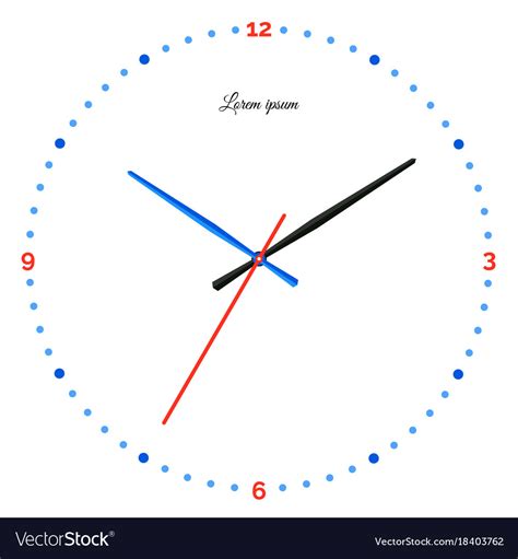 Mechanical clock Royalty Free Vector Image - VectorStock