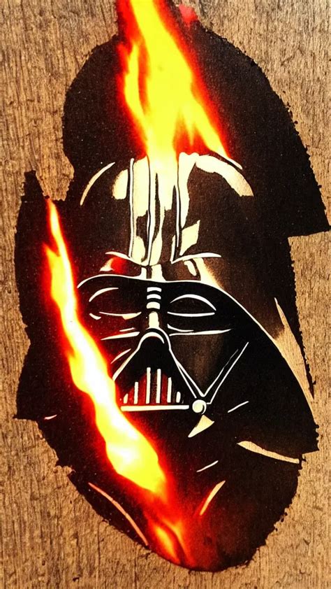 a portrait of darth vader, in an action pose, burned | Stable Diffusion | OpenArt