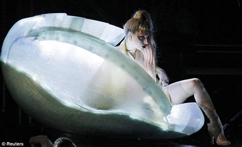 A star is hatched! Lady Gaga bursts out of a giant egg on Grammys stage ...