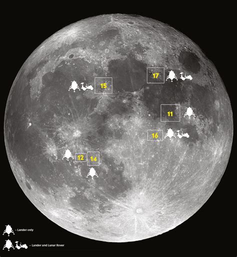 Map Of Where Landed Neil Armstrong Moon