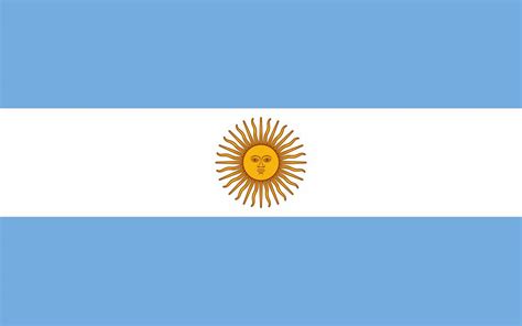 Argentina flag vector - Country flags