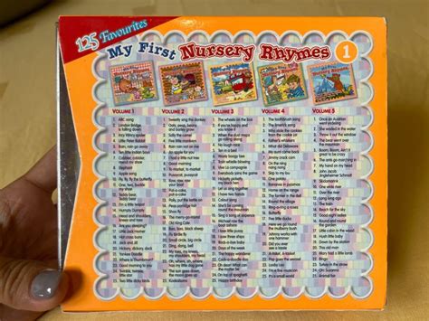 My First Nursery Rhymes 5 CD pack 1 (125 songs included), Hobbies & Toys, Music & Media, CDs ...