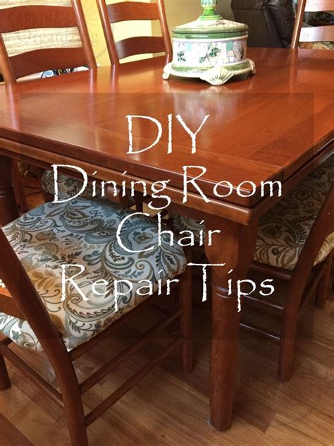 DIY Dining Room Chair Repair Tips | Sabrina's Organizing