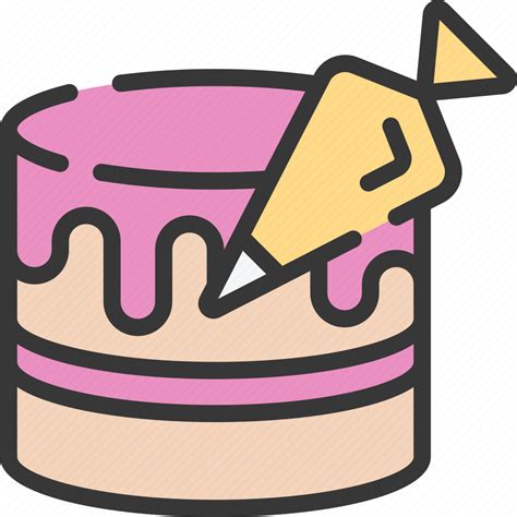 Baked, baking, cake, cooking, piping icon - Download on Iconfinder