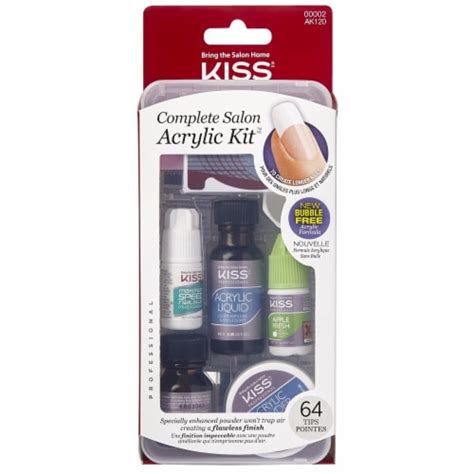 Kiss Complete Salon Acrylic Nail Kit, 1 ct - Foods Co.