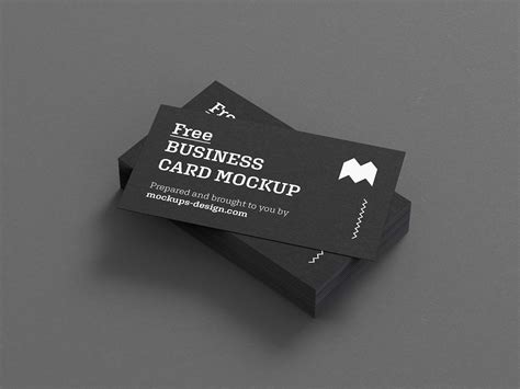 5 Free Business Card Mockup Scenes (PSD)