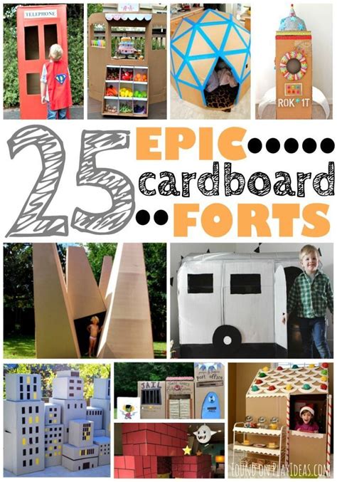 25 Epic Cardboard Forts | Cardboard forts, Kids forts, Cardboard boxes kids