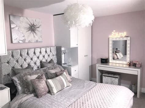 Light Pink And Grey Bedroom Ideas - DUNIA DECOR