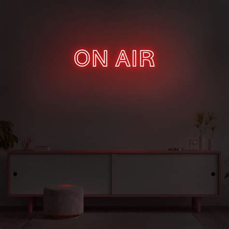 'On Air' Neon Sign | Neon signs, Neon artwork, Neon