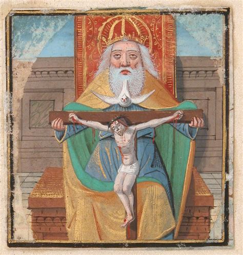 Manuscript Illumination with the Trinity, from a Book of Hours | North French | The Metropolitan ...