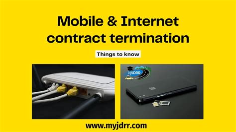 Mobile and internet contract termination in Germany - Things to know - My JDRR