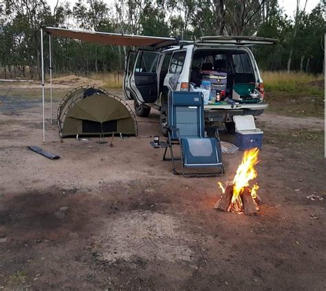 Quick stopover near Broadwater Lagoon : camping