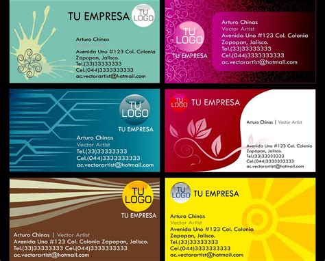 Ejemplos de tarjetas de presentacion - Imagui