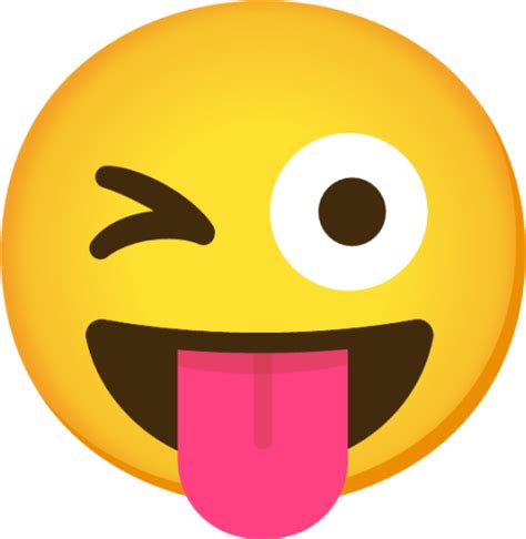 "face with stuck-out tongue & winking eye" Emoji - Download for free – Iconduck