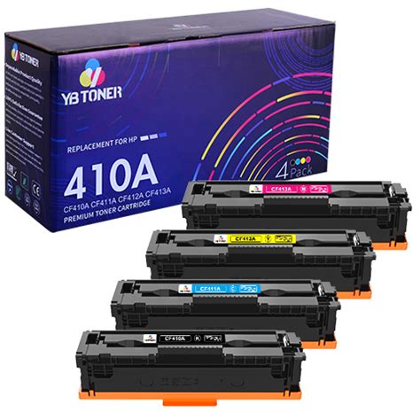 Compatible HP 410A Toner Cartridges 4-Pack