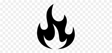 Fire Logo Flame Symbol Sign - Fire Clipart Black And White – Stunning ...