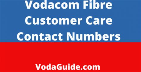 Vodacom Customer Care Fibre - Follow These Steps To Contact Vodacom ...