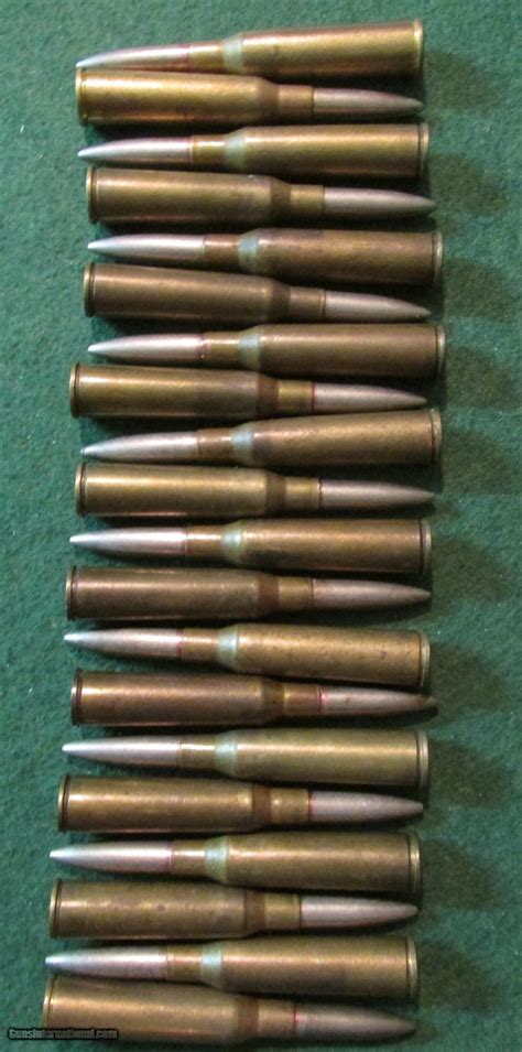 20rds Original WWII Japanese 6.5mm "Arisaka" rifle ammo.