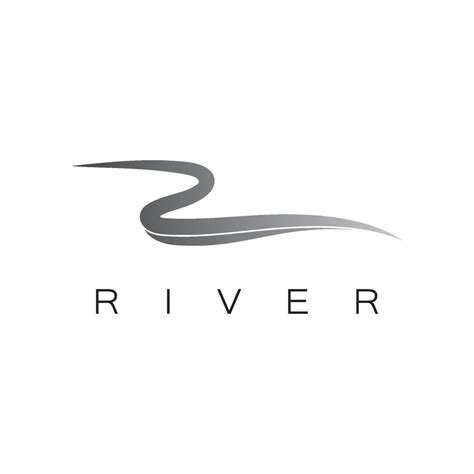 River Logo vector icon illustration design template 25730645 Vector Art ...