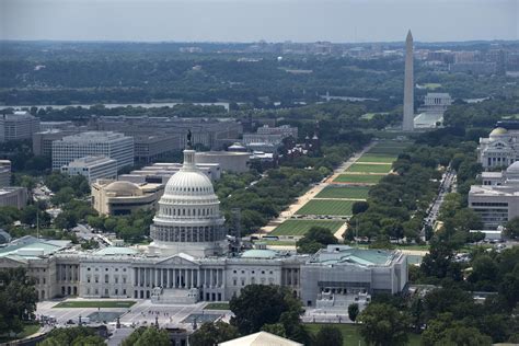 Flying over DC