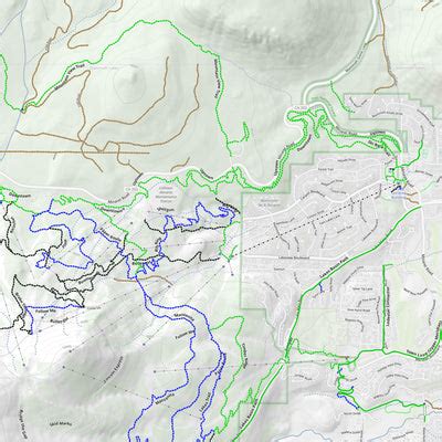 Mammoth Lakes - Trail Steepness Map map by Orbital View, Inc. - Avenza Maps | Avenza Maps