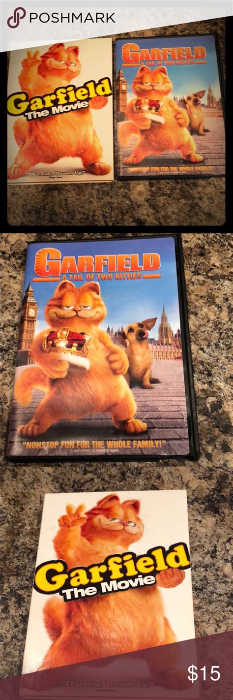 🌺 Garfield Set Of 2 DVD 📀 📀 📀 | Garfield the movie, Garfield, Dvd