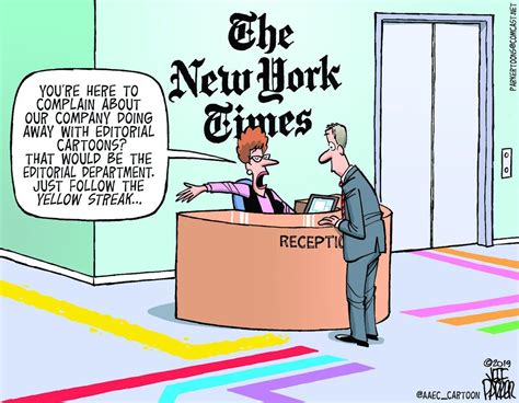 The New York Times cuts all political cartoons, and cartoonists are not happy | Skyline725 ...