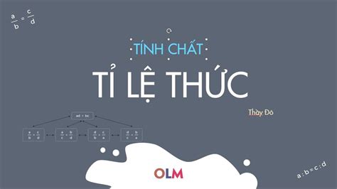 Tính chất tỉ lệ thức - Toán lớp 7 - OLM.VN - YouTube