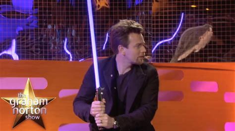 Ewan McGregor Shows Off His Lightsaber Skills | The Graham Norton Show ...