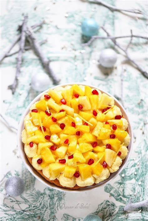 Entremets coco ananas inspiré de Pierre Hermé - Un déjeuner de soleil ...